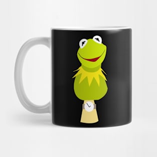 Kermit with hand inside Mug